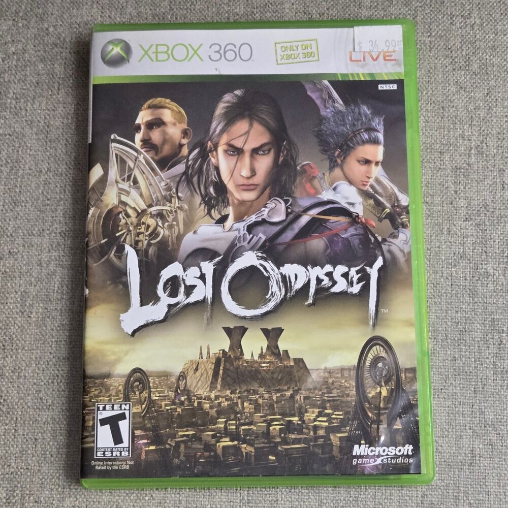 Lost Odyssey (Xbox 360) - CIB 2-Disc Set!
Complete in Box (CIB)